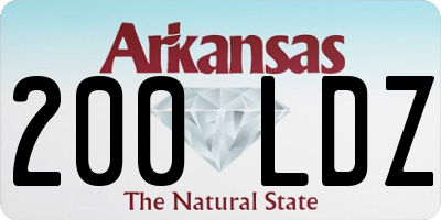 AR license plate 200LDZ