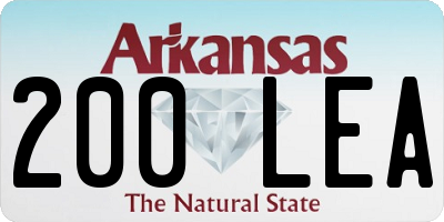 AR license plate 200LEA