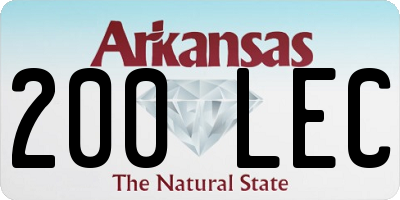 AR license plate 200LEC