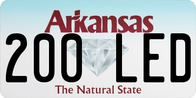AR license plate 200LED