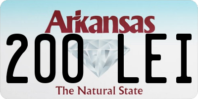 AR license plate 200LEI