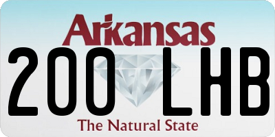 AR license plate 200LHB