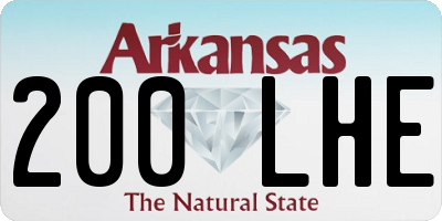 AR license plate 200LHE