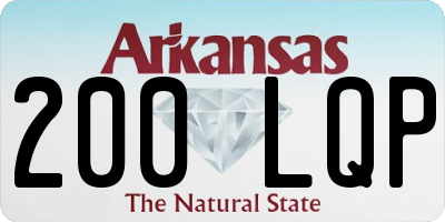 AR license plate 200LQP