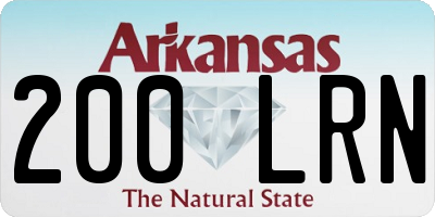 AR license plate 200LRN