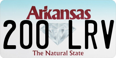 AR license plate 200LRV
