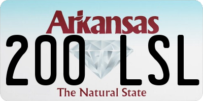 AR license plate 200LSL
