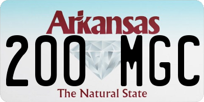 AR license plate 200MGC