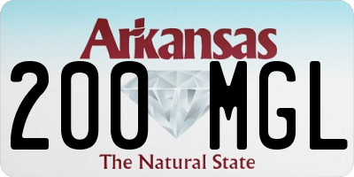 AR license plate 200MGL