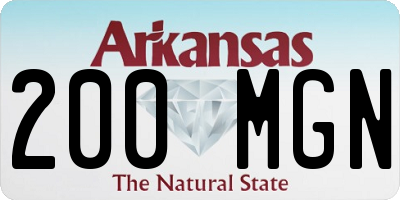 AR license plate 200MGN