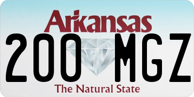 AR license plate 200MGZ