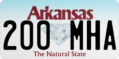 AR license plate 200MHA