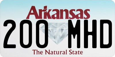 AR license plate 200MHD