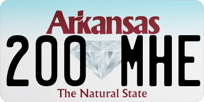 AR license plate 200MHE