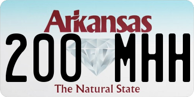 AR license plate 200MHH