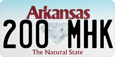 AR license plate 200MHK