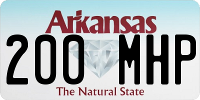 AR license plate 200MHP