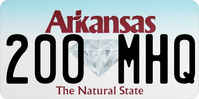 AR license plate 200MHQ