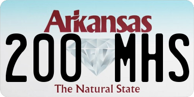 AR license plate 200MHS