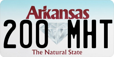 AR license plate 200MHT