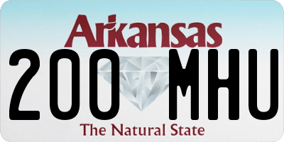 AR license plate 200MHU