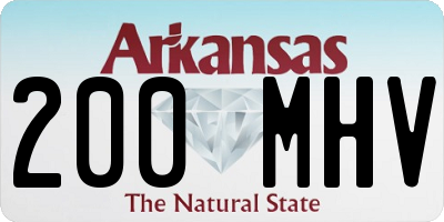 AR license plate 200MHV