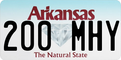 AR license plate 200MHY