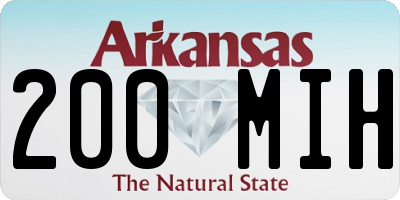 AR license plate 200MIH