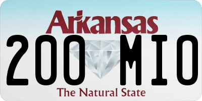 AR license plate 200MIO