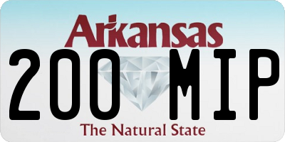 AR license plate 200MIP