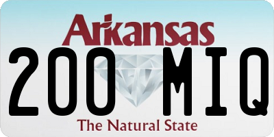 AR license plate 200MIQ