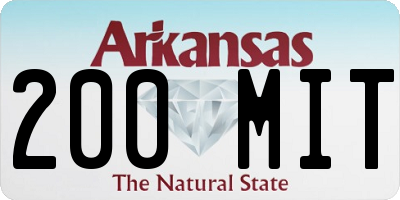 AR license plate 200MIT