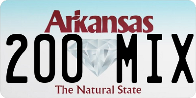 AR license plate 200MIX