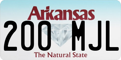 AR license plate 200MJL