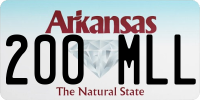 AR license plate 200MLL