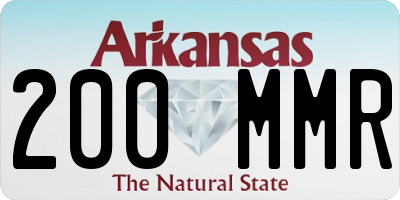 AR license plate 200MMR