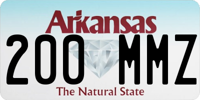 AR license plate 200MMZ