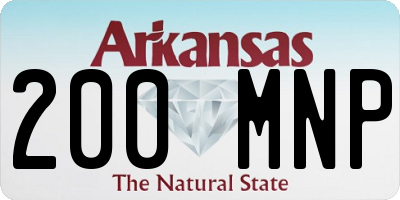 AR license plate 200MNP