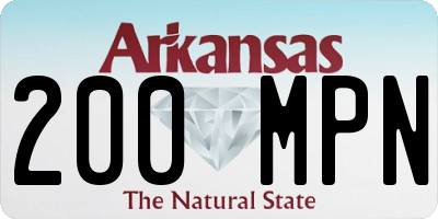 AR license plate 200MPN
