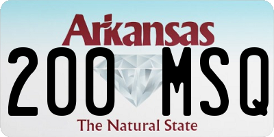 AR license plate 200MSQ