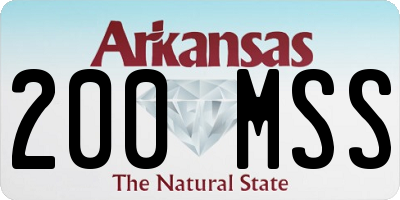 AR license plate 200MSS