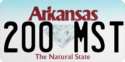 AR license plate 200MST