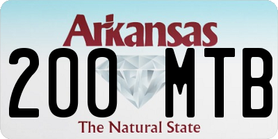 AR license plate 200MTB