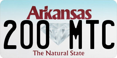 AR license plate 200MTC