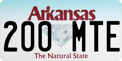 AR license plate 200MTE