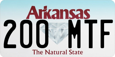 AR license plate 200MTF