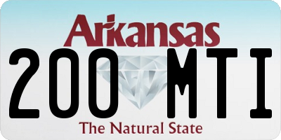 AR license plate 200MTI