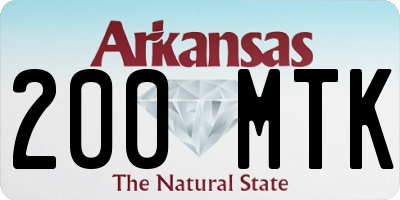 AR license plate 200MTK