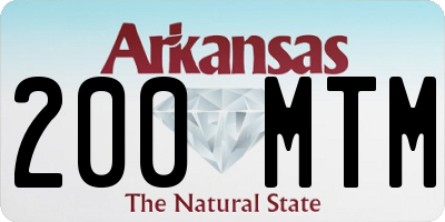 AR license plate 200MTM