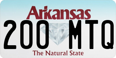 AR license plate 200MTQ